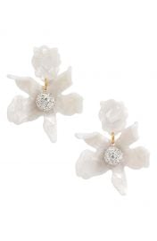 Lele Sadoughi Small Crystal Lily Earrings   Nordstrom at Nordstrom